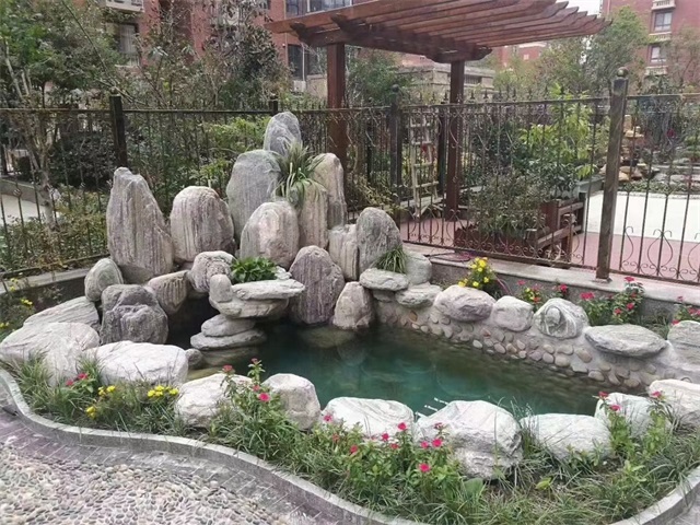 姑苏家庭庭院水景设计
