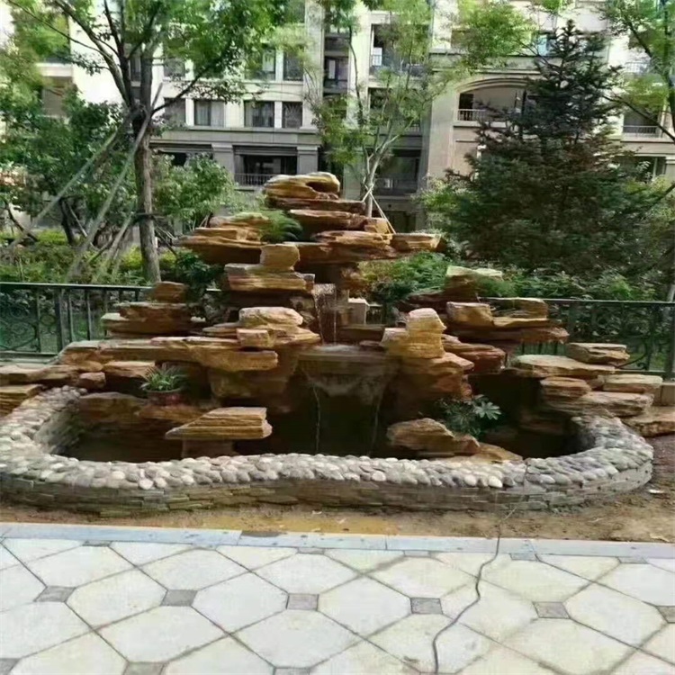姑苏庭院假山鱼池设计方案